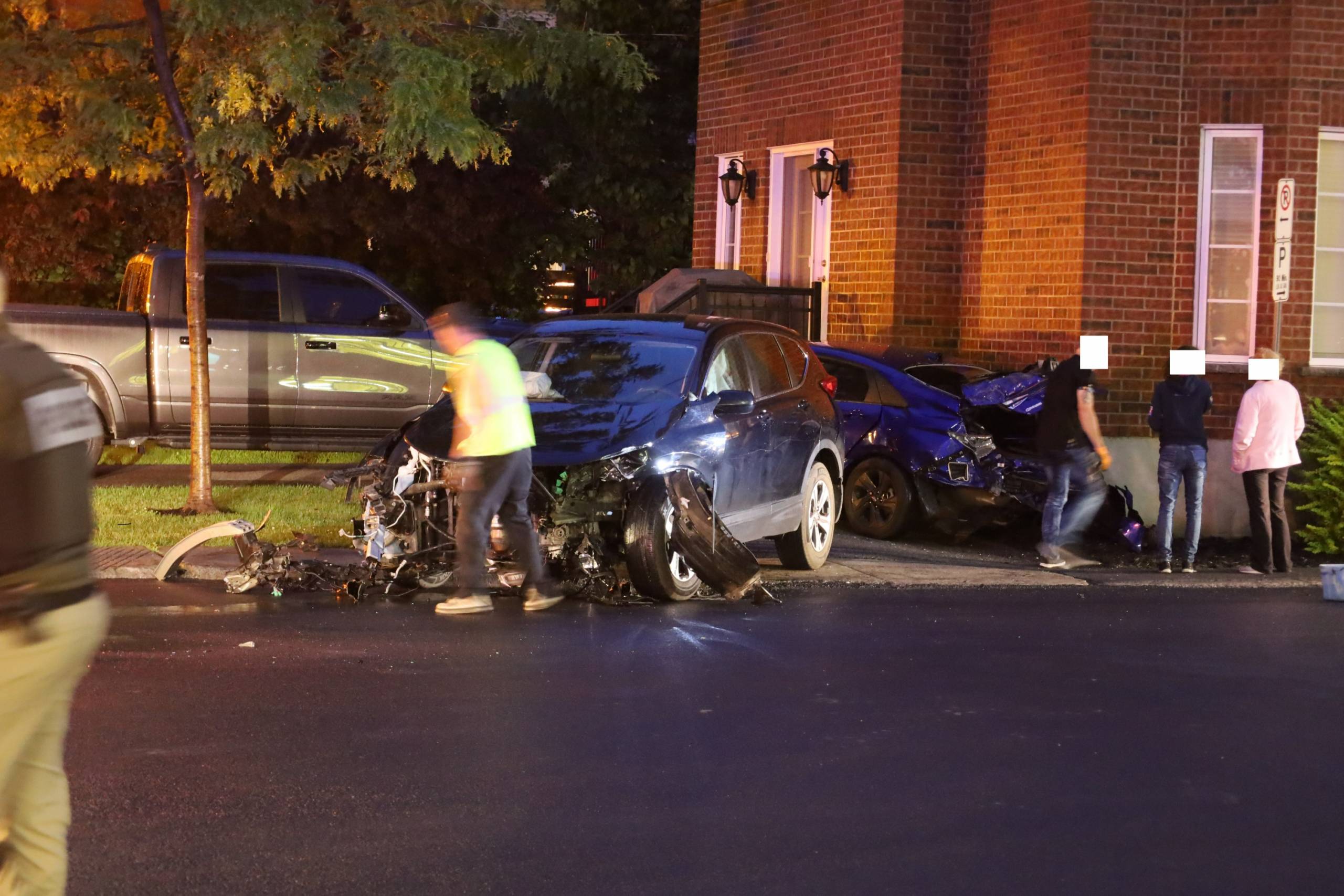Une poursuite policière cause d&rsquo;importants dégâts dans le centre-ville