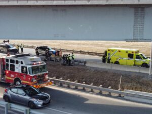 Valleyfield : trois véhicules impliqués dans un accident