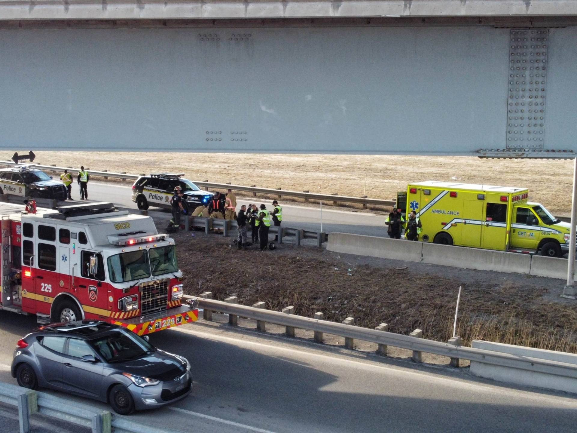 Valleyfield : trois véhicules impliqués dans un accident
