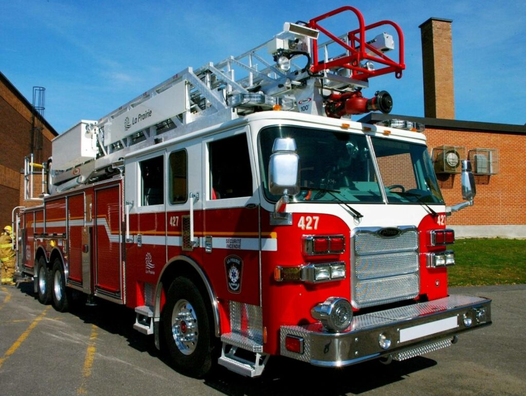 Sortie de route devant l’écocentre