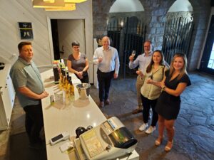 Le président de la SAQ découvre les vignobles de la région
