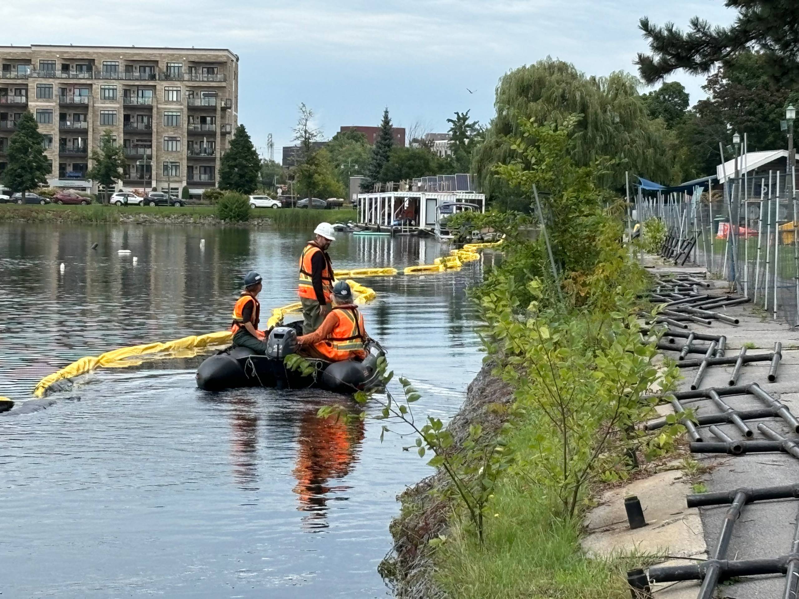 La réfection des berges est en marche à Valleyfield