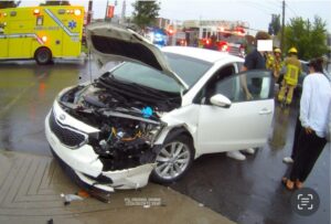 Une collision à Valleyfield