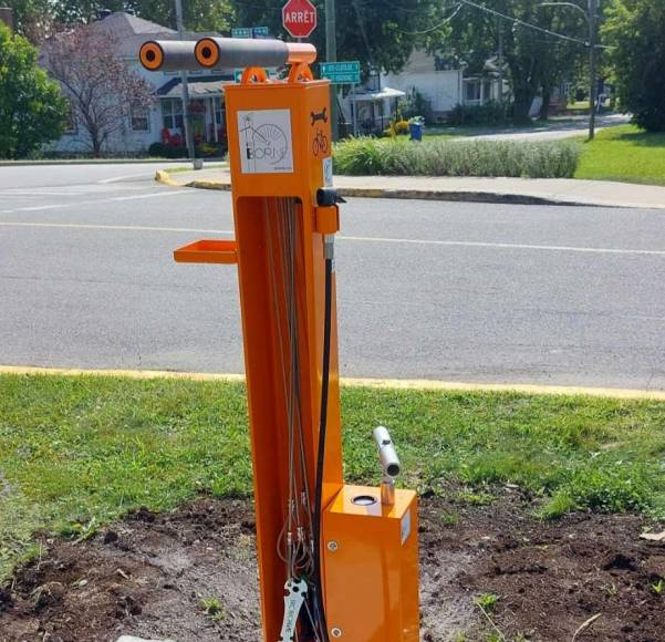 Saint-Urbain-Premier : de nouveaux équipements pour les cyclistes