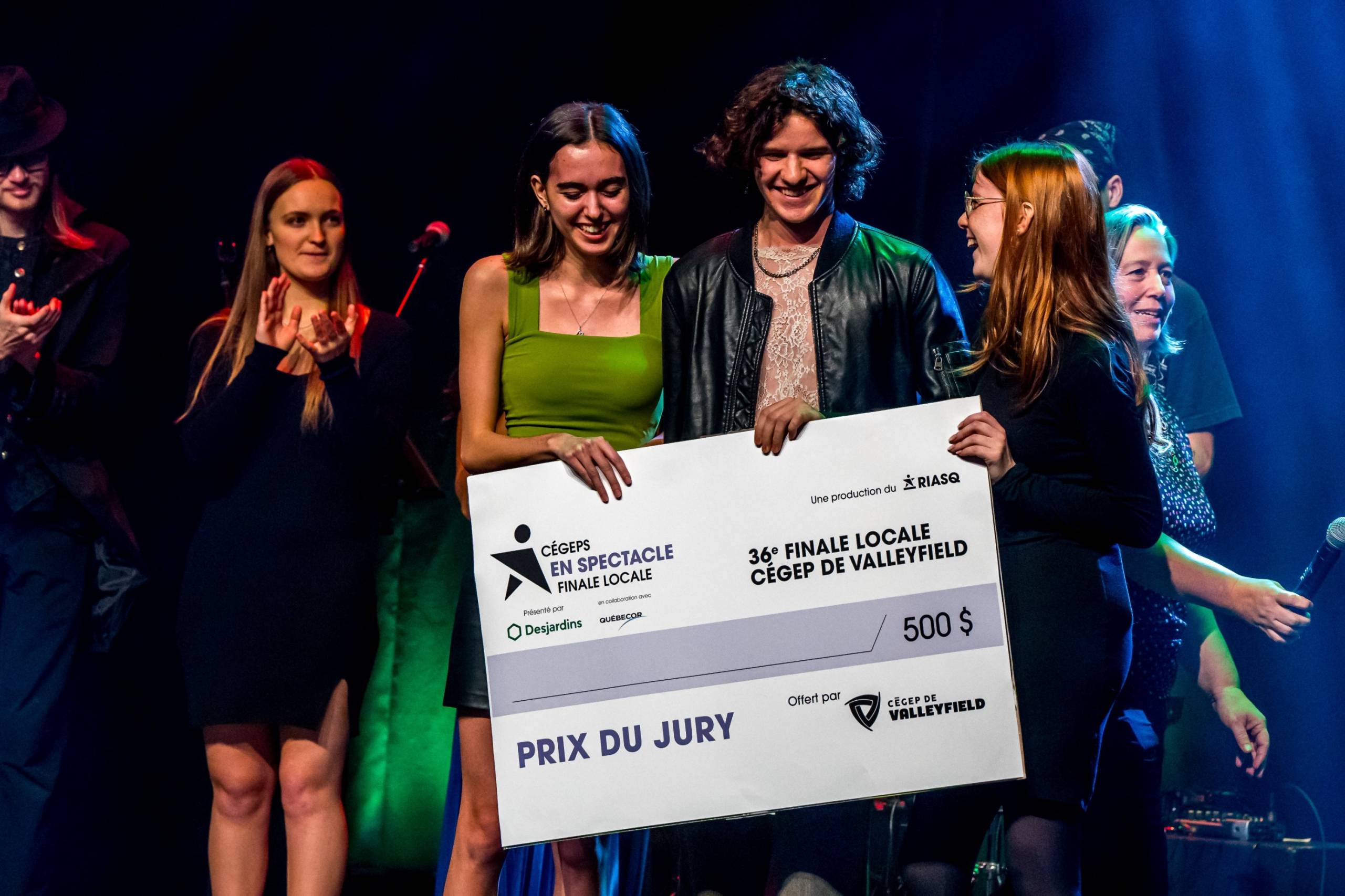 Magalie Courtemanche et Samuel Ladouceur remportent Cégeps en spectacle