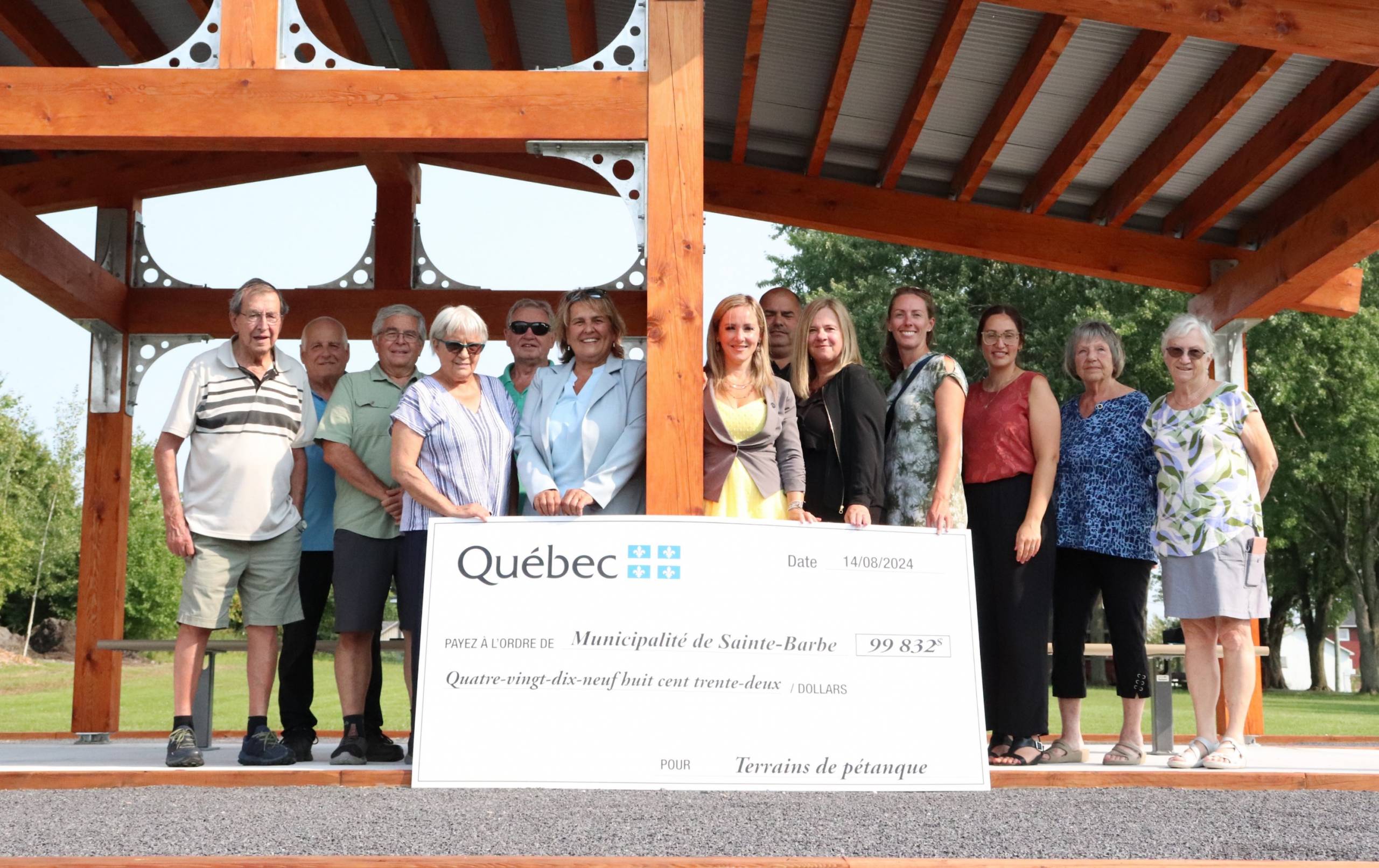 Sainte-Barbe inaugure son nouveau terrain de pétanque