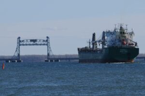 Le trafic a repris dans la voie maritime