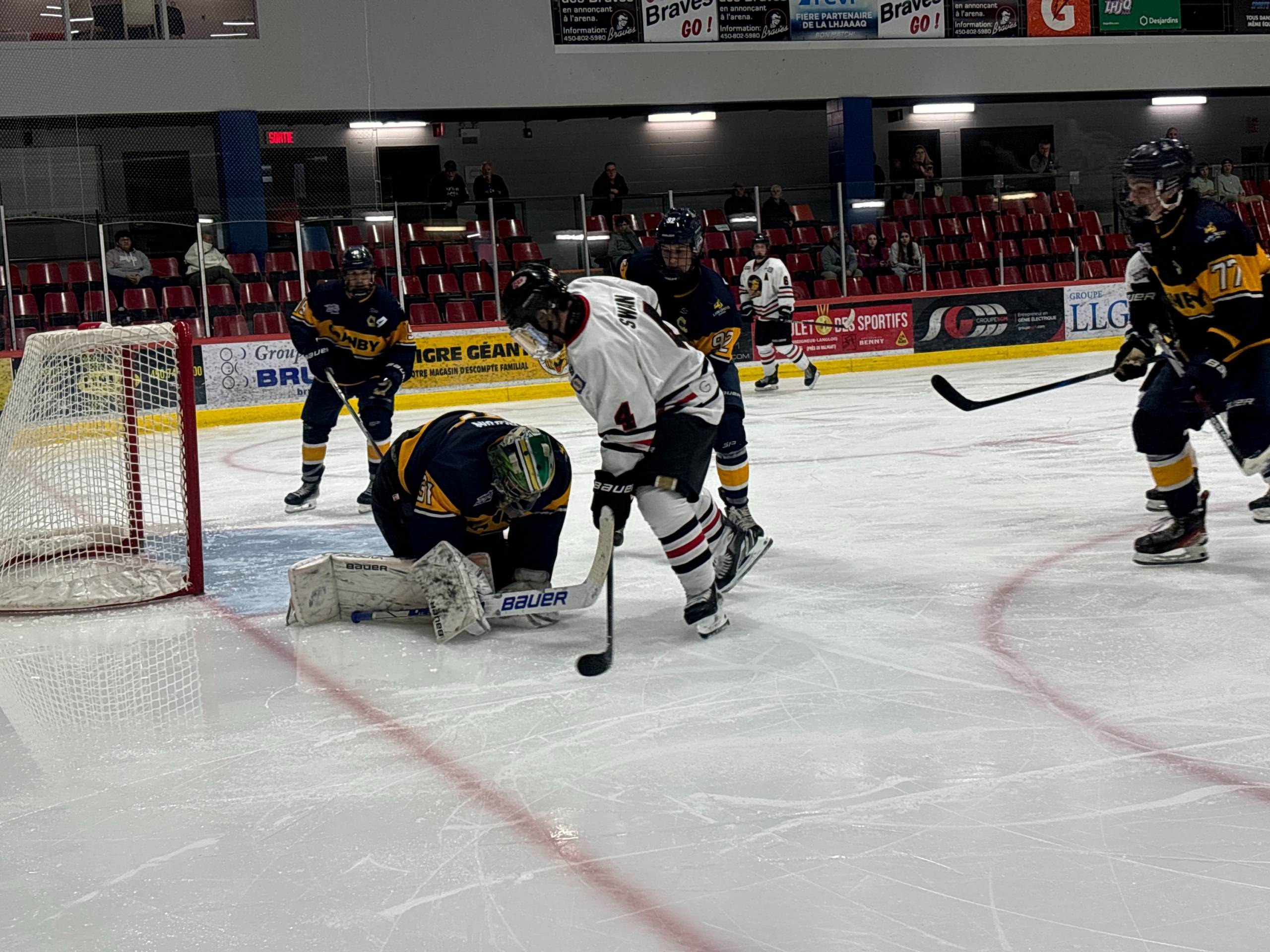 Les Braves blanchissent l’Indigo 4-0 à leur match inaugural