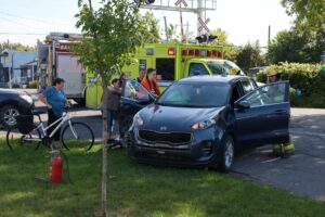 Blessures mineures lors d&rsquo;une collision, rue Ellen