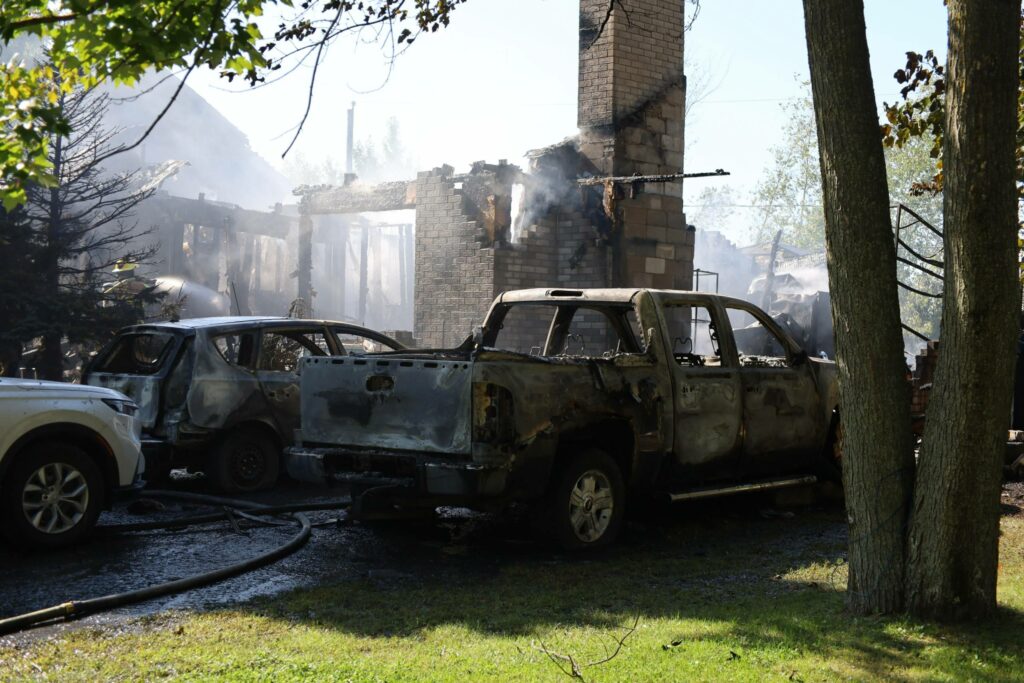 Incendie d&rsquo;une résidence à Les Cèdres