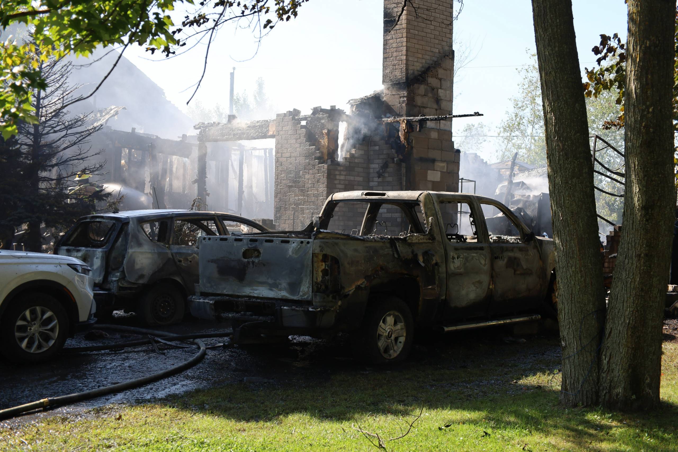 Incendie d&rsquo;une résidence à Les Cèdres