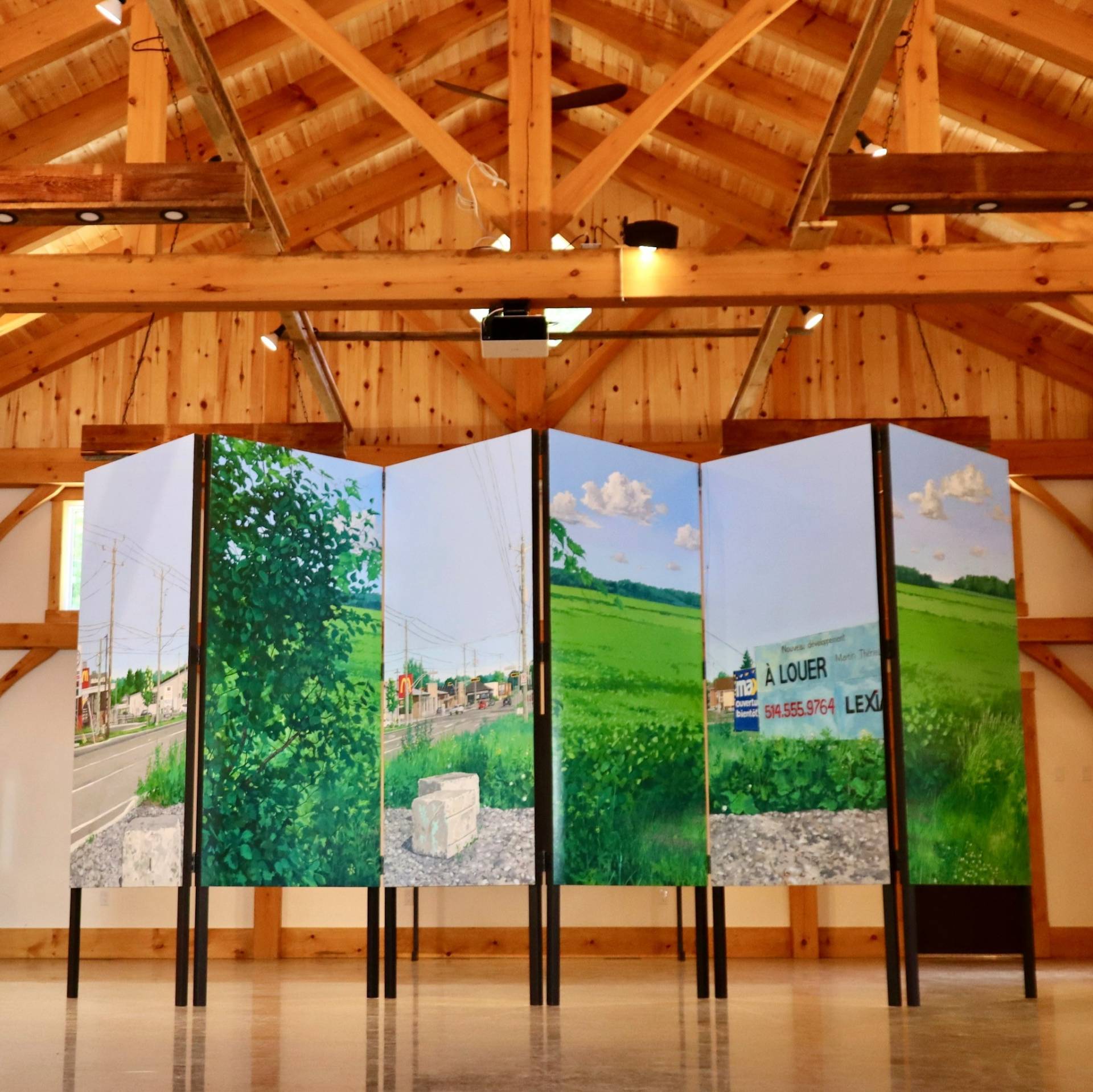 « Étalement » d’Alyson Champ présentée à Huntingdon