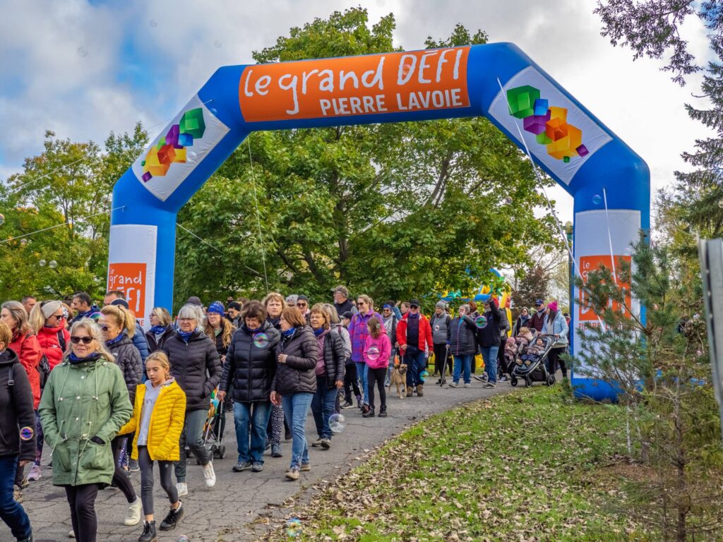 Retour de la Grande marche du Défi Pierre Lavoie samedi