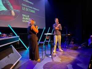 Guillaume Pineault parle de lui-même avec son public