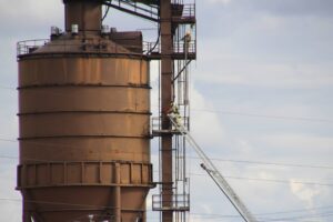 Intervention des pompiers à la Goodyear