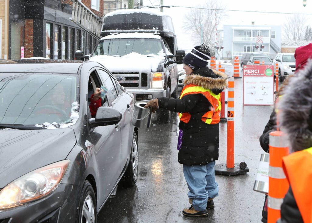 Une 21e guignolée des médias pour nourrir la banque alimentaire