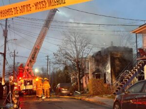 Feu de résidence à Beauharnois