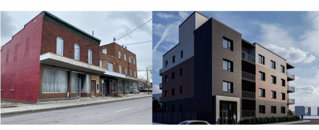 Un immeuble abandonné pourrait être reconstruit à neuf