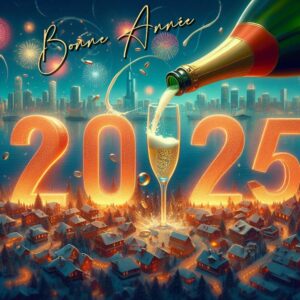 Party extérieur au centre-ville pour le Nouvel an