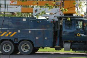 Les forts vents ont causé de nombreuses pannes dans la région