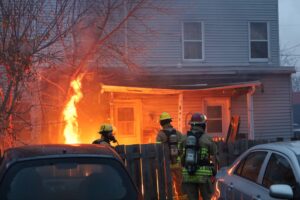 Possible incendie criminel à Valleyfield