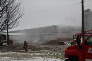 Incendie dans une porcherie à Saint-Louis-de-Gonzague