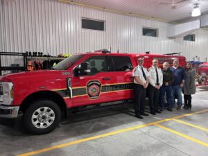 Un nouveau camion de premier répondant médical à Sainte-Barbe