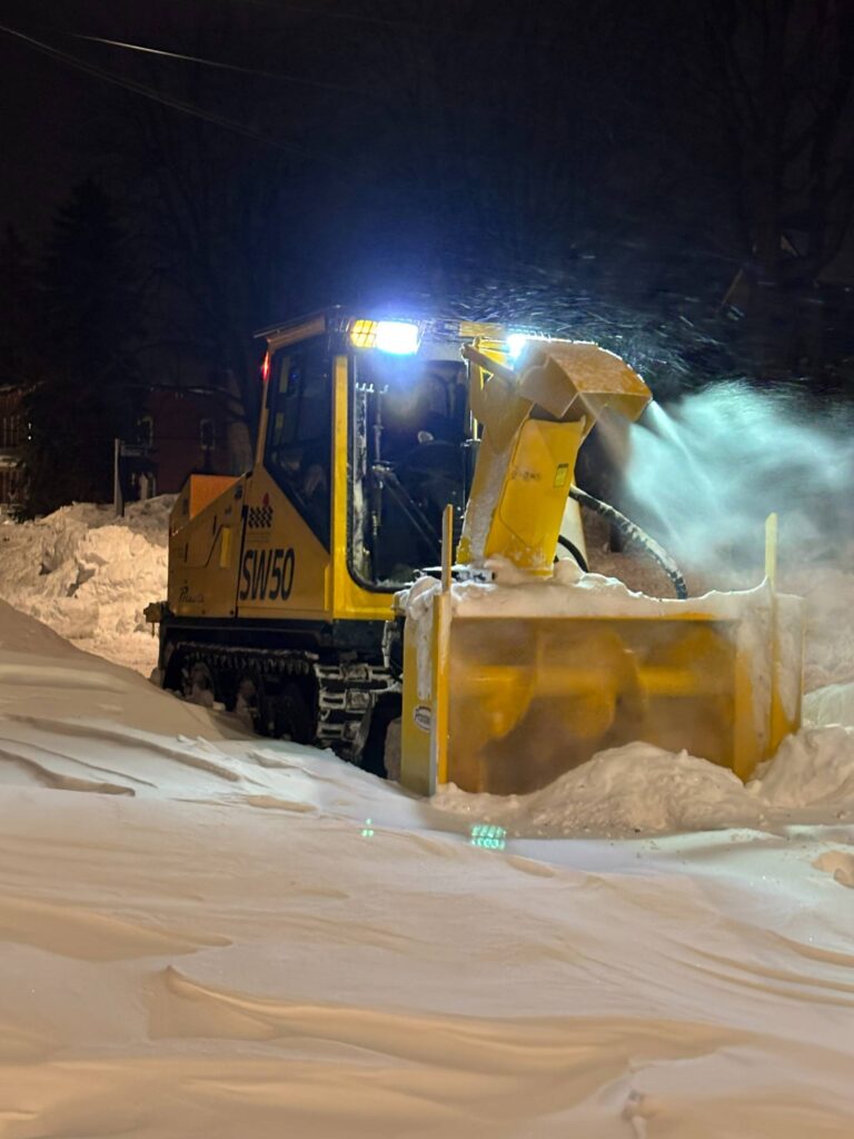 L’art du déneigement d’après-tempête