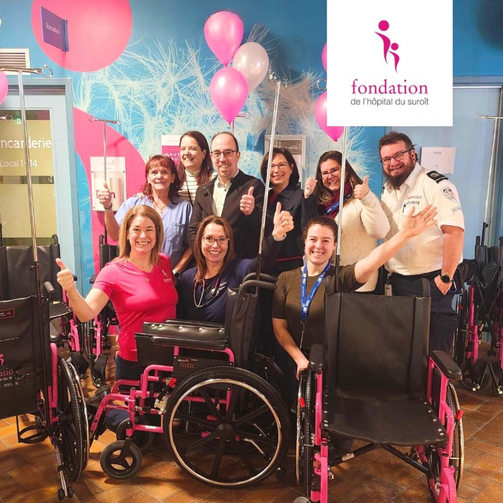 De nouveaux fauteuils roulants à l’Hôpital du Suroît
