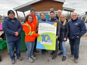 Dix bougies pour l’écocentre de Valleyfield