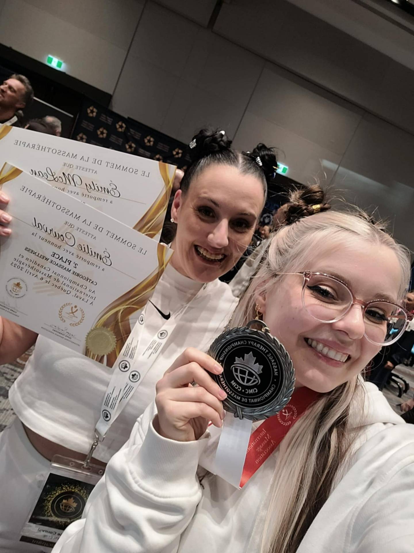 Massothérapeutes championnes