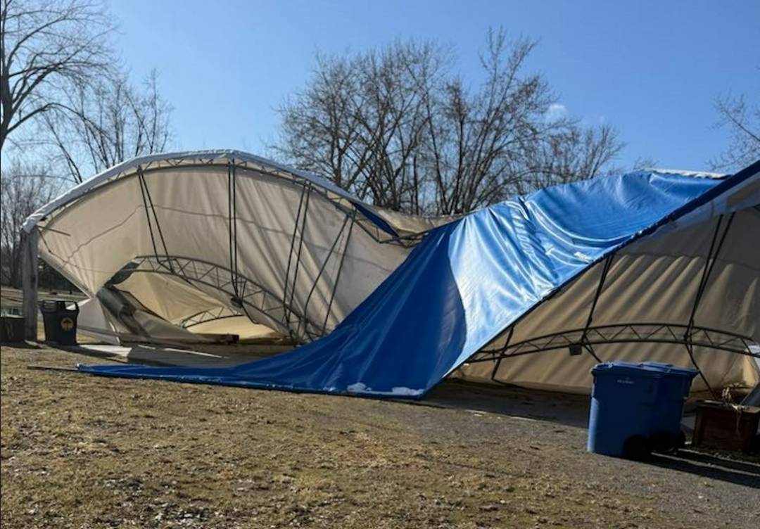 Saint-Zotique: importants dommages au dôme de la plage