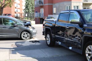 Accident matériel sur Dufferin
