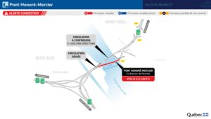 Travaux de réparation : entraves à prévoir sur le pont Mercier