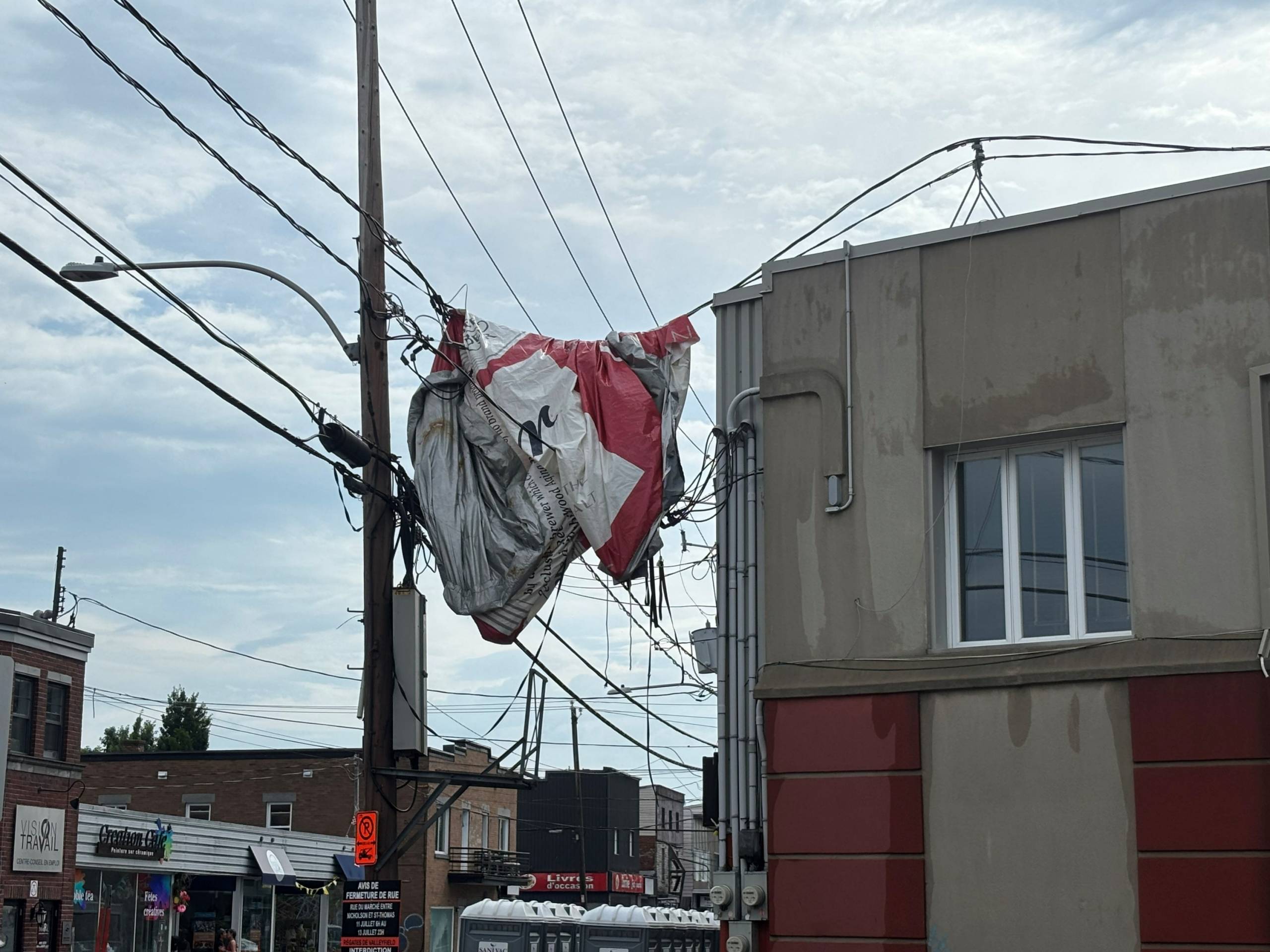 Une «grosse ligne d&rsquo;orages» a frappé la région