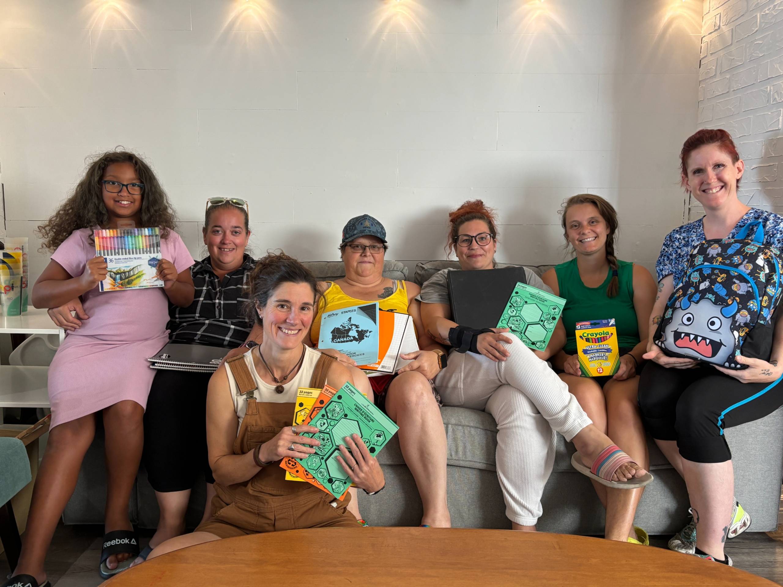 Un sac à dos d’entraide par le Projet Vigilance