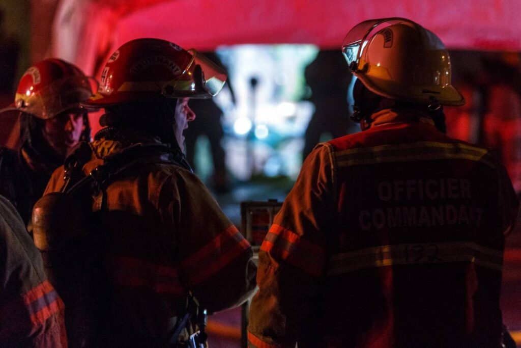 Une vingtaine de pompiers mobilisés pour un incendie à Huntingdon