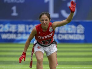 Flag-football : Léa Duval rêve aux Jeux olympiques