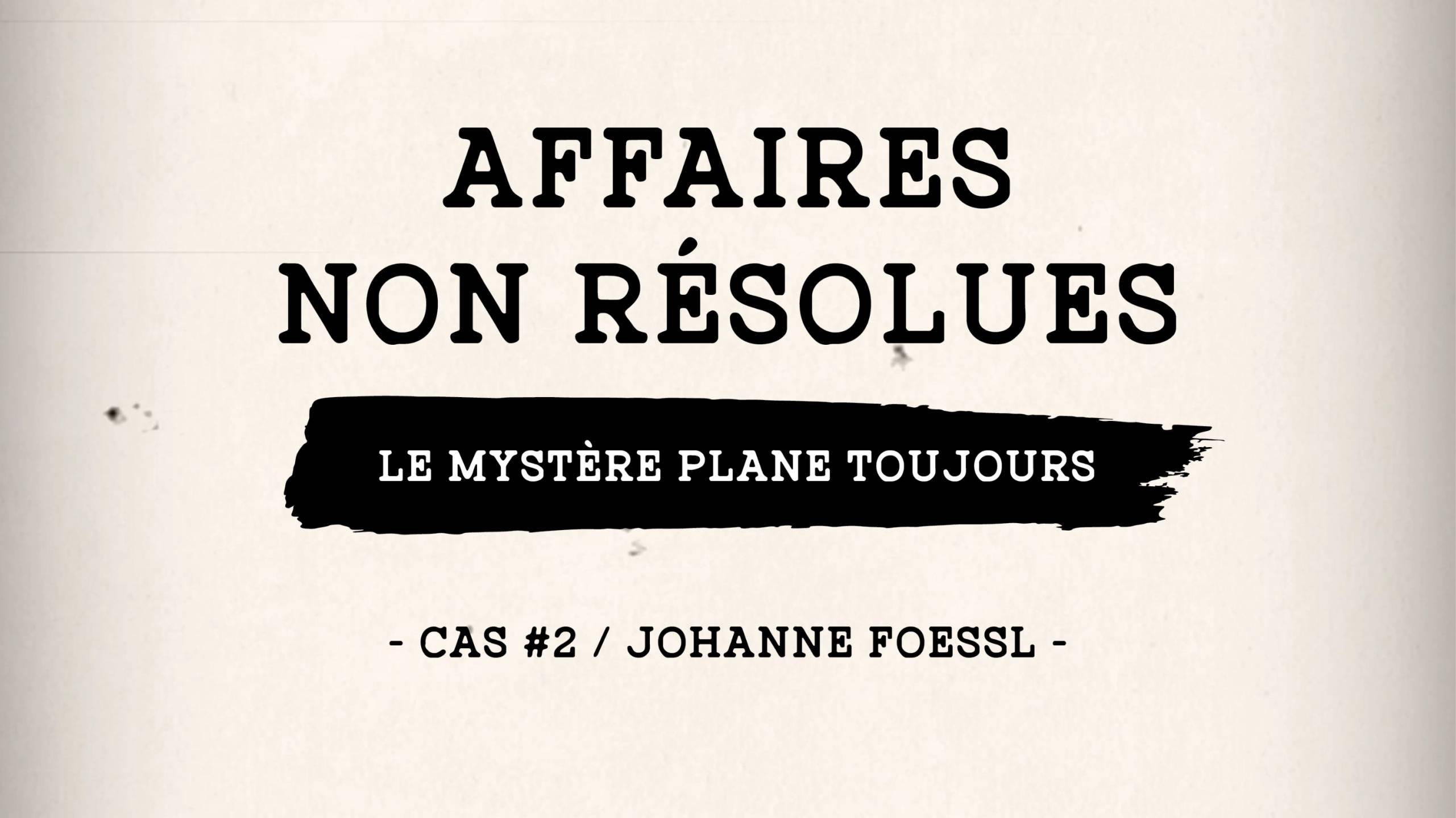 CAS #2 / JOHANNE FOESSL