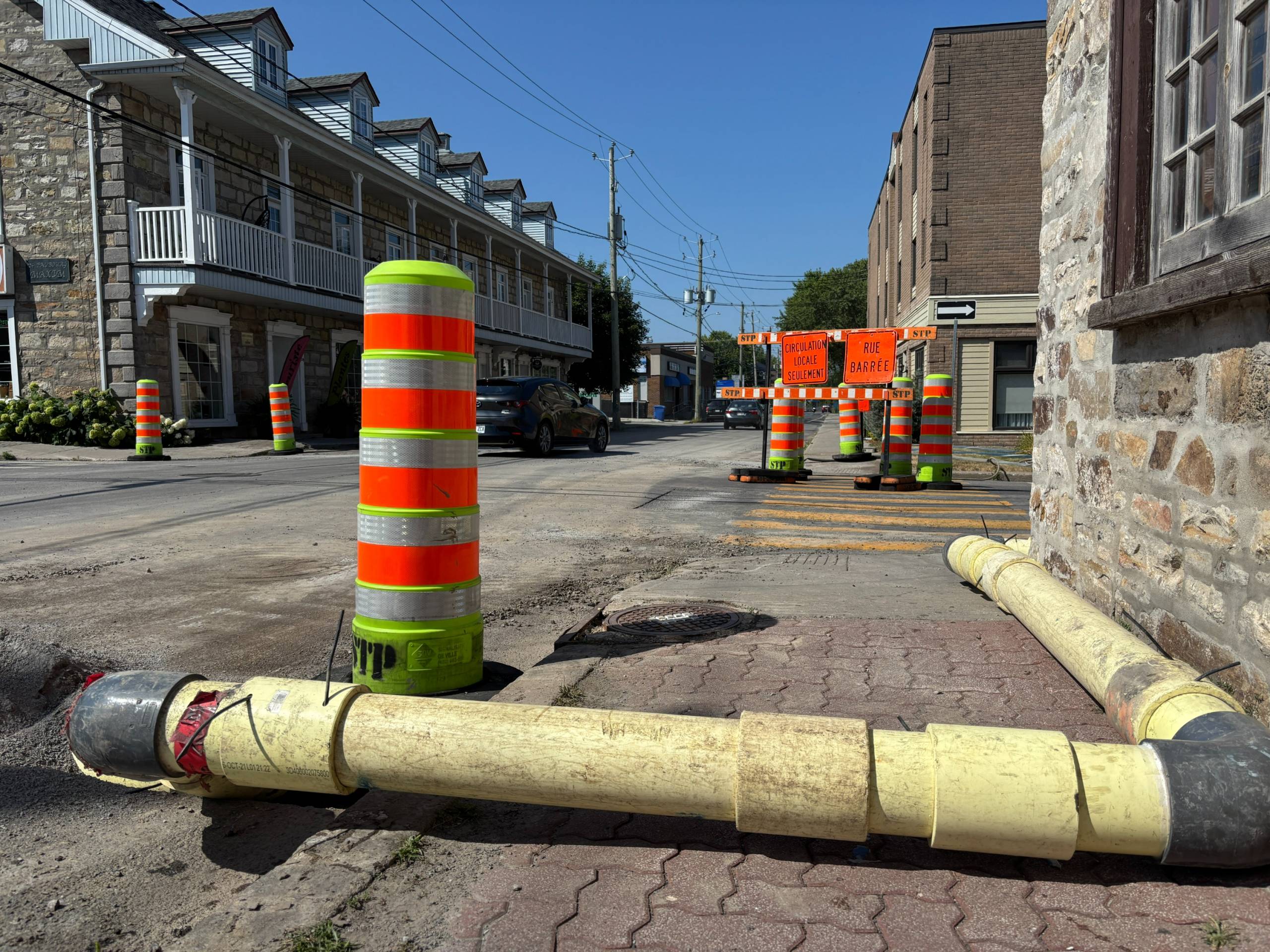 Travaux rue Ellice: retard sur le premier tronçon