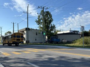Chemin de la Beauce à Beauharnois : des feux à clignotement rapide au passage piéton