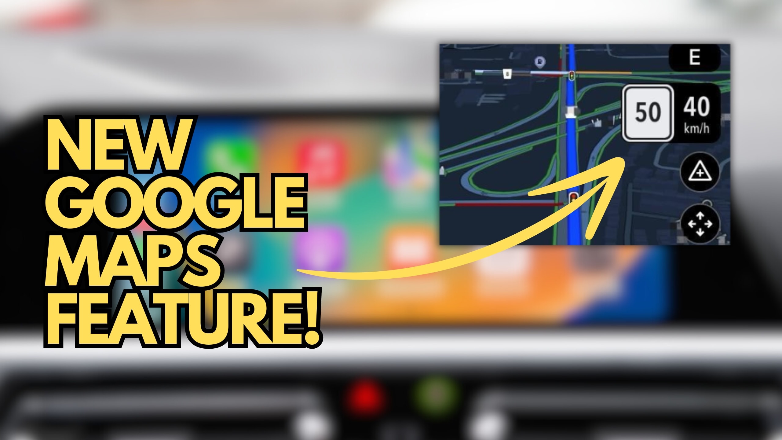 L’indicateur de vitesse arrive enfin sur Google Maps pour CarPlay