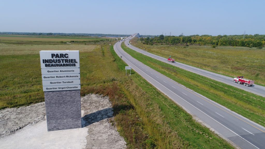 Beauharnois: 1,3 M$ pour prolonger le parc industriel
