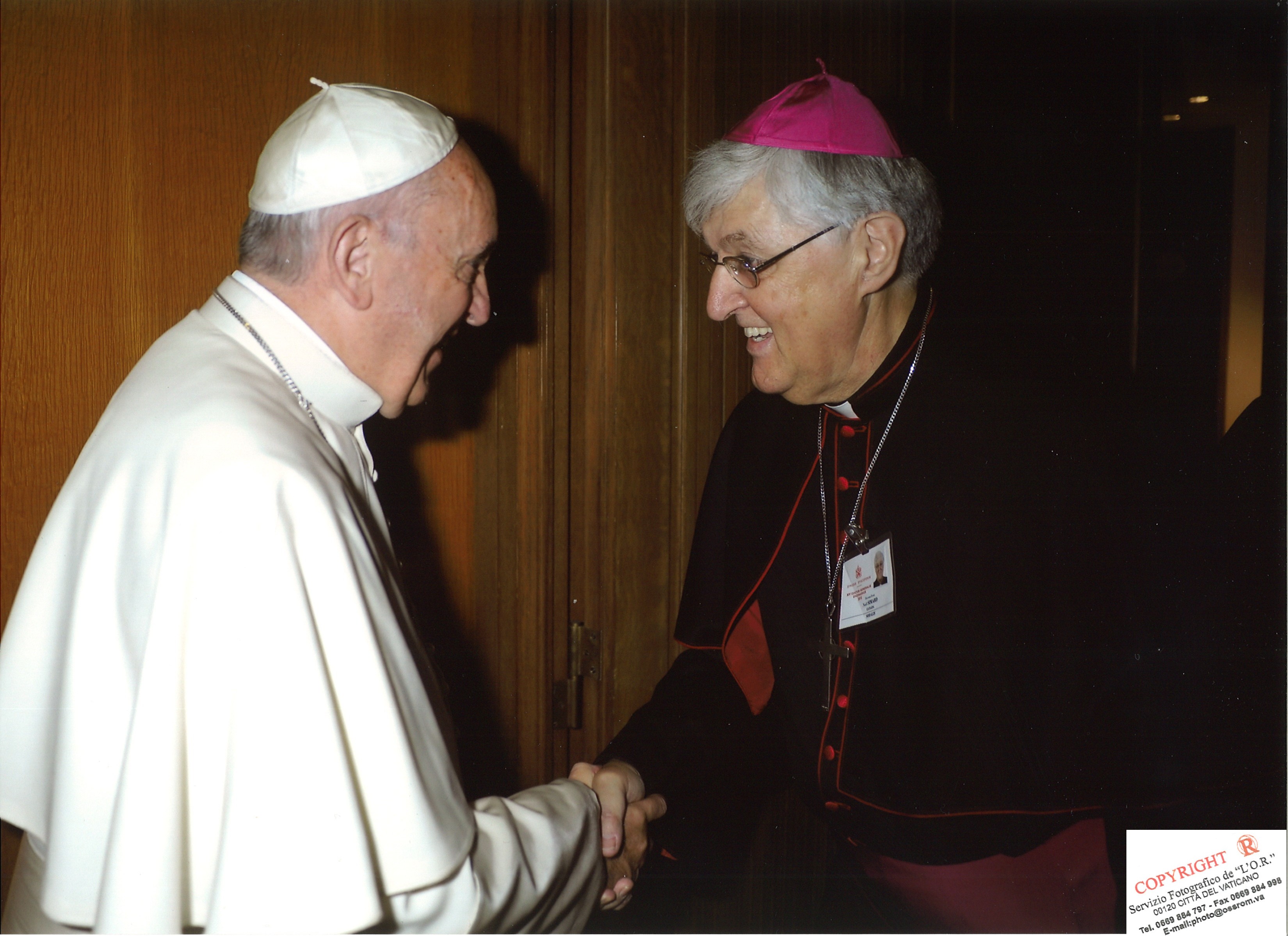 Rencontre avec le Pape pour Mgr Noël Simard