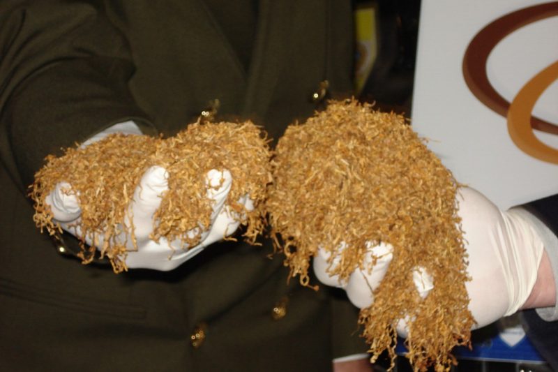 Plus de 1400 kg de tabac haché saisis sur la piste cyclable