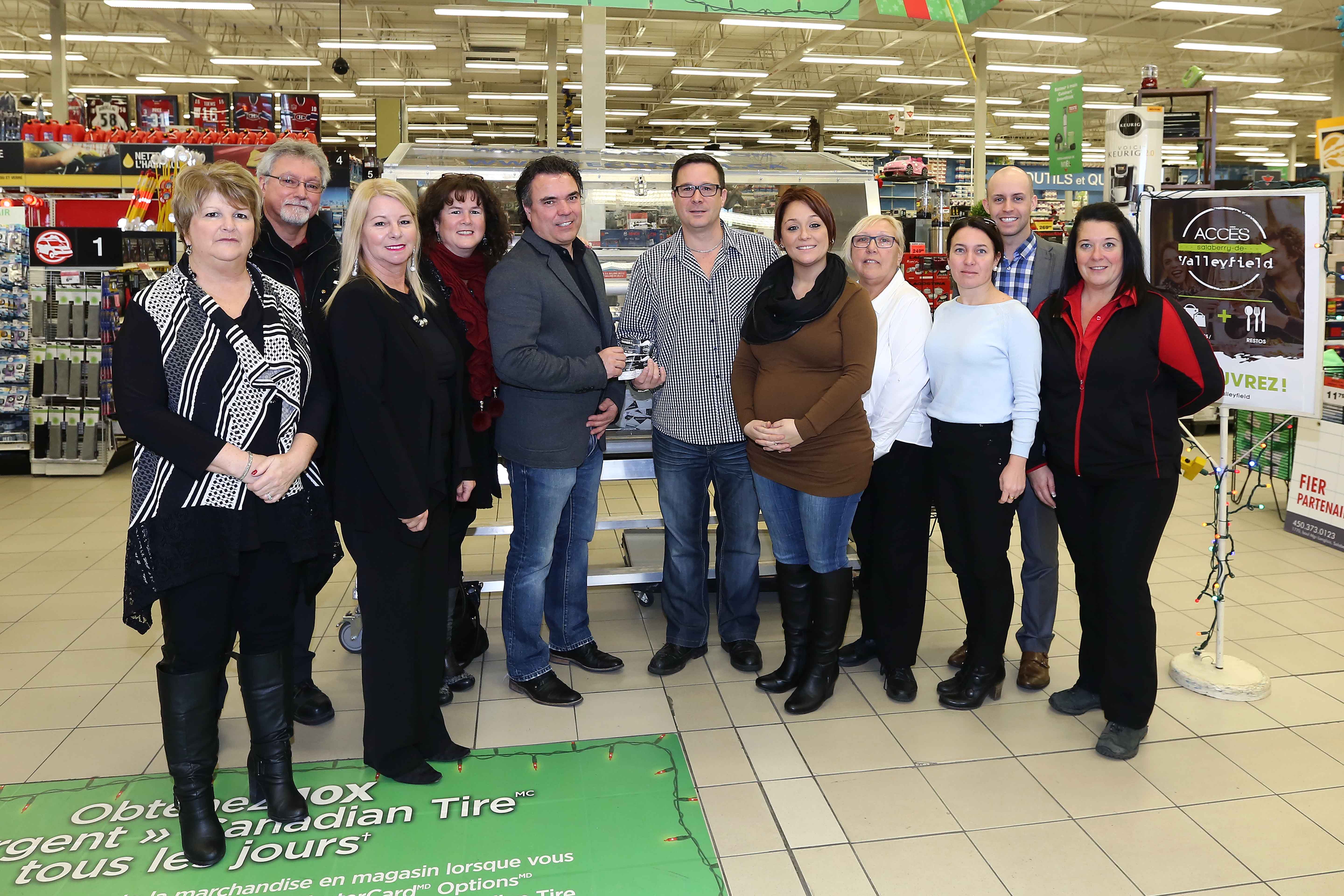 Un premier tirage Accès Valleyfield