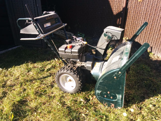 Les ventes de souffleurs à neige au point mort