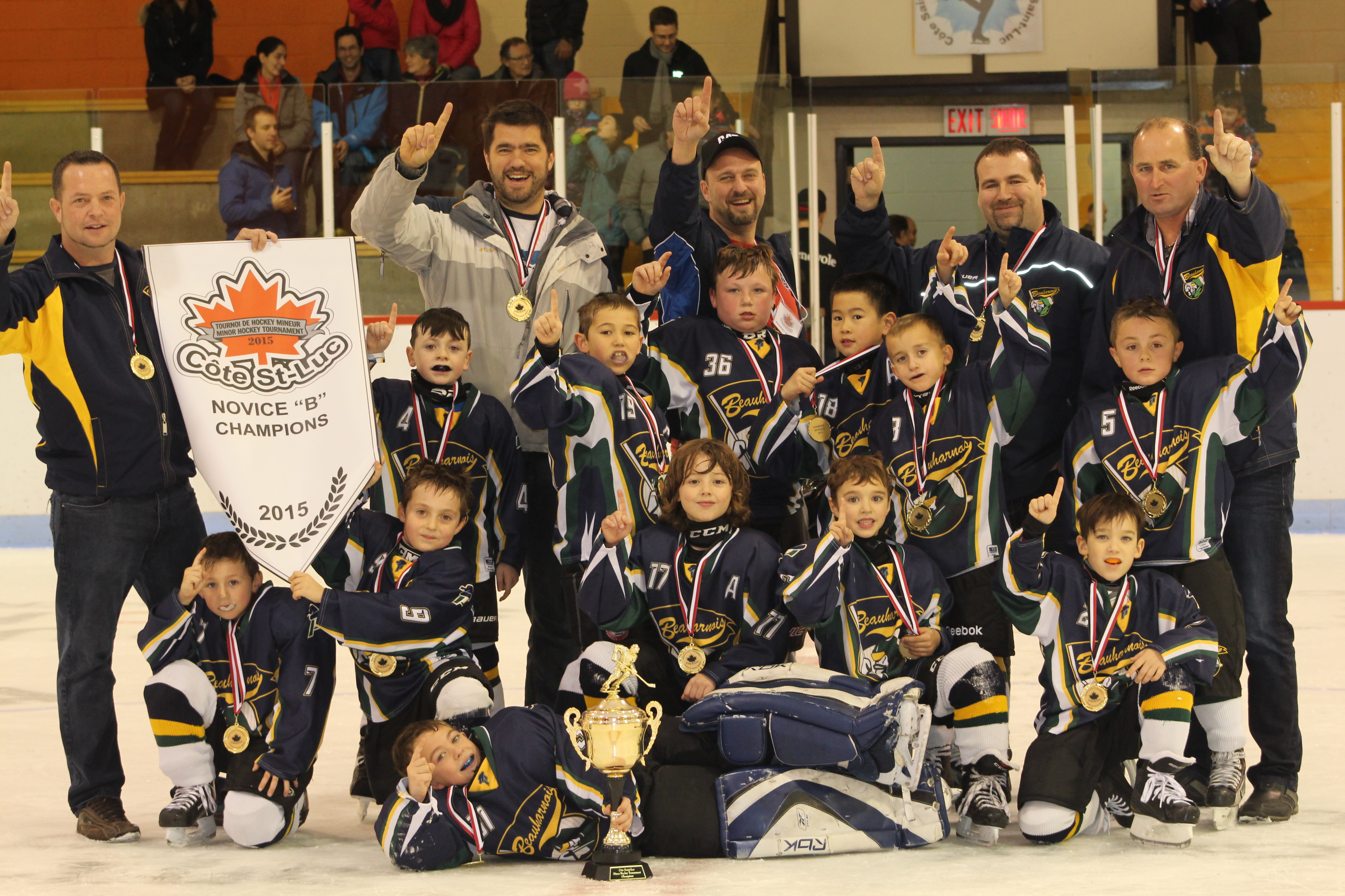 Les Patriotes de Beauharnois novice B champions !