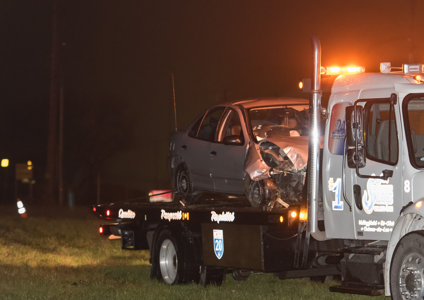 Poursuite policière sur le pont Mgr-Langlois