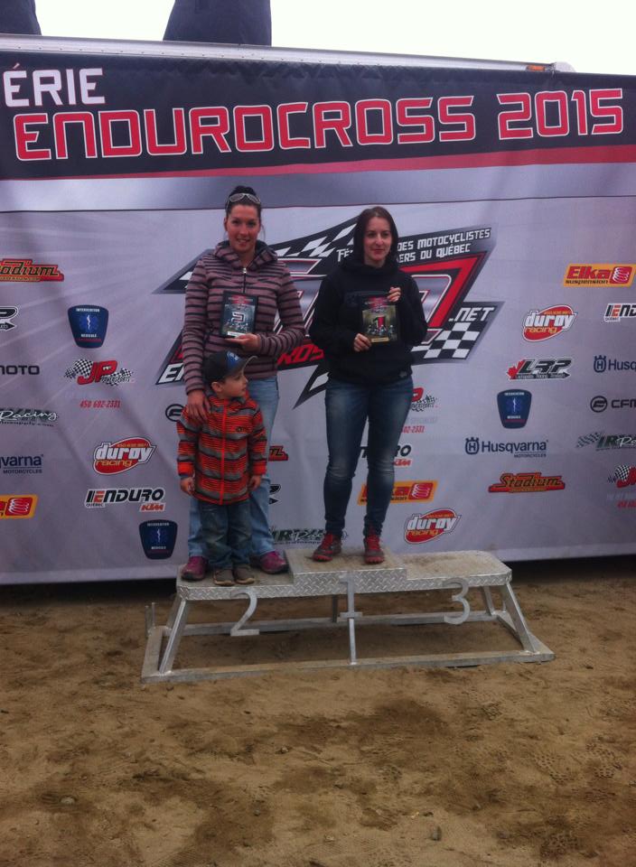 Pascale Laniel sur le podium